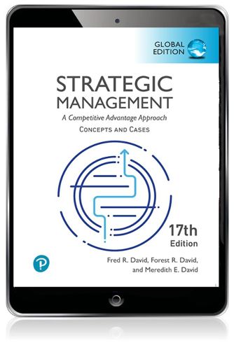 Cover image for Strategic Management: A Competitive Advantage Approach, Concepts and Cases, Global Edition