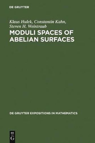 Cover image for Moduli Spaces of Abelian Surfaces: Compactification, Degenerations and Theta Functions