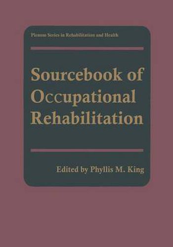 Cover image for Sourcebook of Occupational Rehabilitation