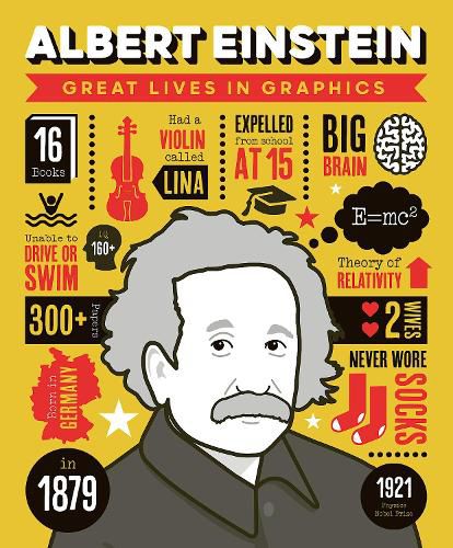 Cover image for Great Lives in Graphics: Albert Einstein