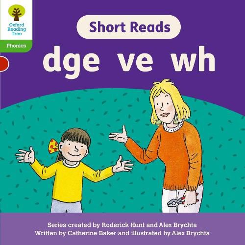 Cover image for Oxford Reading Tree: Floppy's Phonics Decoding Practice: Oxford Level 2: Short Reads: dge ve wh