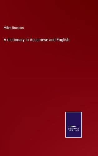 Cover image for A dictionary in Assamese and English