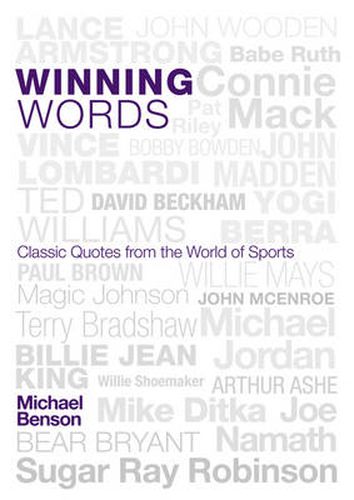 Cover image for Winning Words: Classic Quotes from the World of Sports