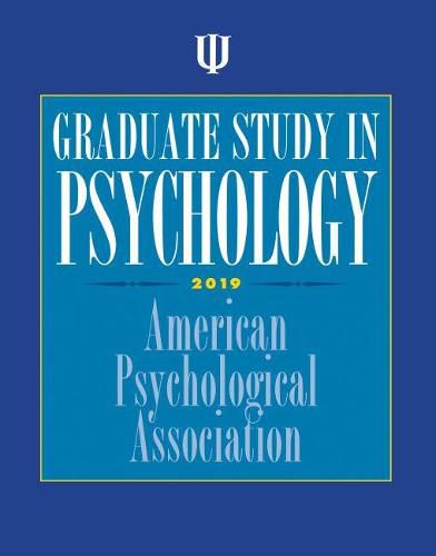 Cover image for Graduate Study in Psychology, 2019 Edition