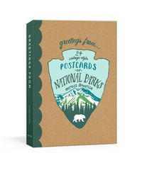 Cover image for Greetings From: 24 Vintage-Style Postcards from National Parks Across America