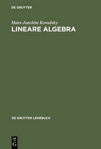 Cover image for Lineare Algebra