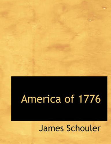 Cover image for America of 1776