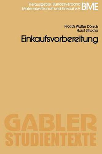 Cover image for Einkaufsvorbereitung