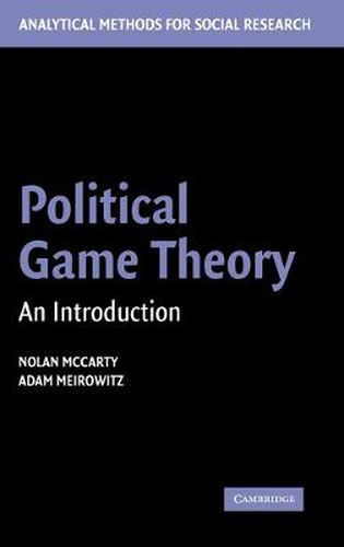 Cover image for Political Game Theory: An Introduction