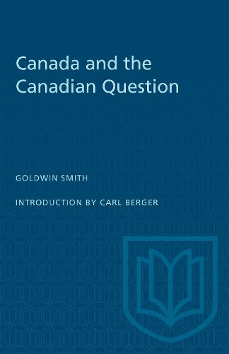 Cover image for Canada and the Canadian Question