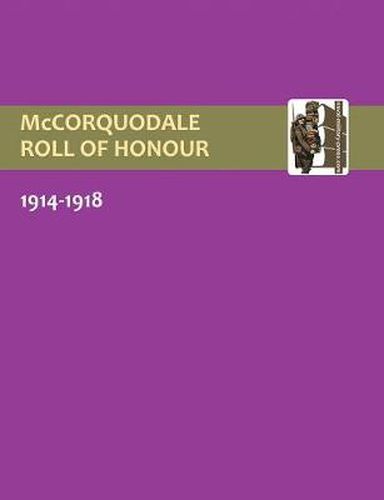 Roll of Honour. Mc.Corquodale & Co Ltd