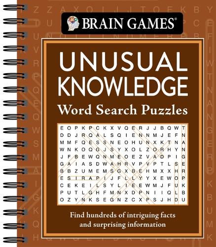 Cover image for Brain Games - Unusual Knowledge Word Search Puzzles