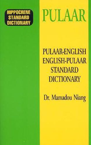 Cover image for Pulaar-English/English-Pulaar Standard Dictionary