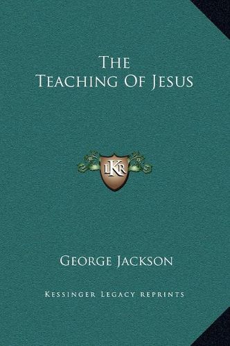 Cover image for The Teaching of Jesus