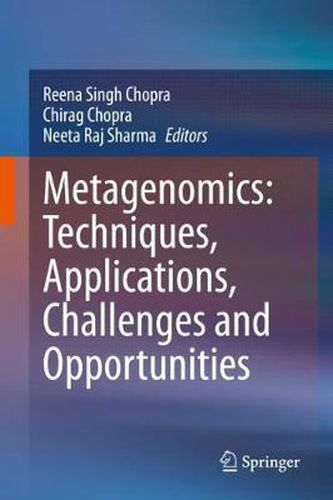 Cover image for Metagenomics: Techniques, Applications, Challenges and Opportunities