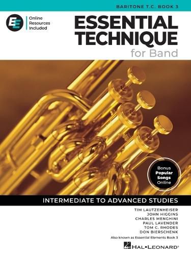 Cover image for Essential Elements for Band - Baritone T.C. Book 3 with Eei