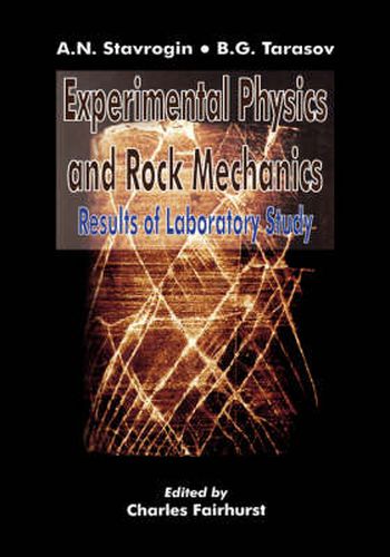Cover image for Experimental Physics and Rock Mechanics