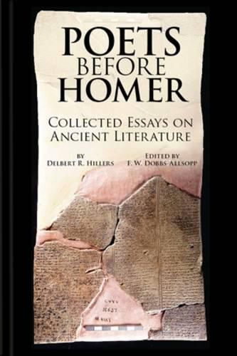 Cover image for Poets Before Homer: Collected Essays on Ancient Literature