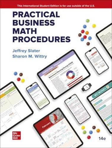 Cover image for ISE Practical Business Math Procedures