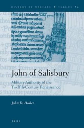 Cover image for John of Salisbury: Military Authority of the Twelfth-Century Renaissance