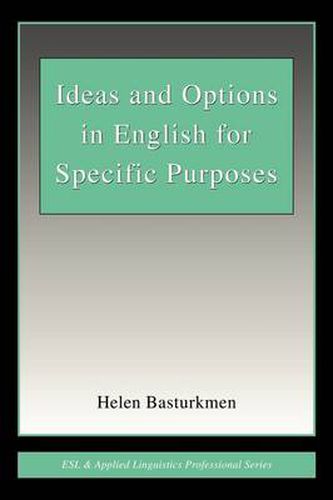 Cover image for Ideas and Options in English for Specific Purposes