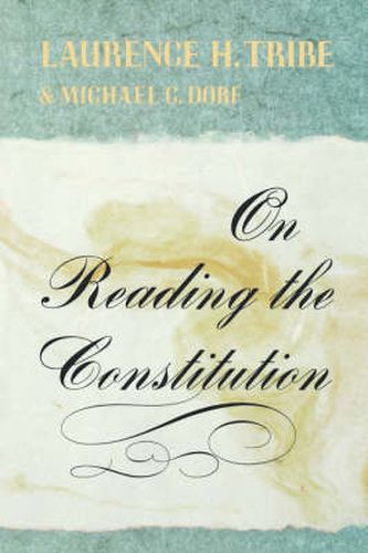 Cover image for On Reading the Constitution