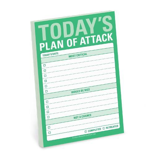 Cover image for Knock Knock Today`s Plan of Attack Great Big Stickies