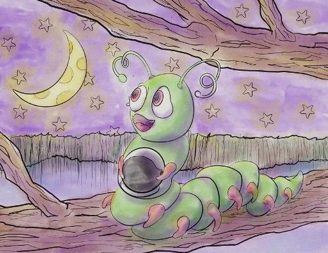 Cover image for The Curly Caterpillar