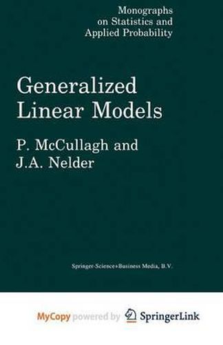 Cover image for Generalized Linear Models