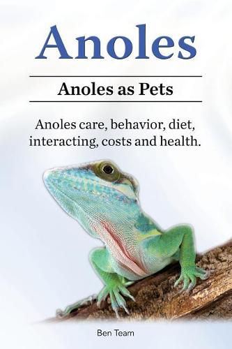 Cover image for Anoles. Anoles as Pets. Anoles care, behavior, diet, interacting, costs and health.