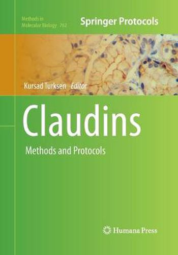 Cover image for Claudins: Methods and Protocols