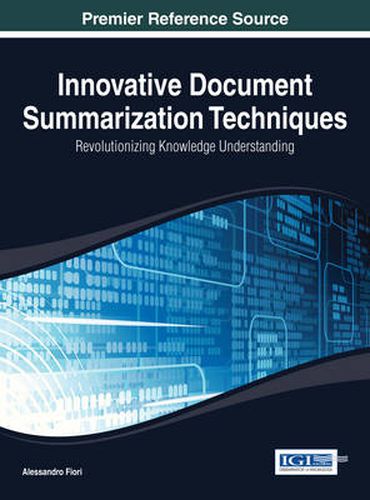 Cover image for Innovative Document Summarization Techniques