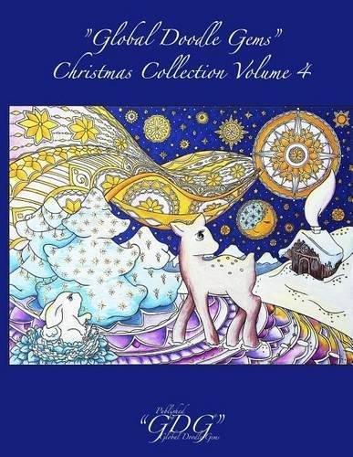 Global Doodle Gems  Christmas Collection Volume 4: Adult Christmas coloring Book