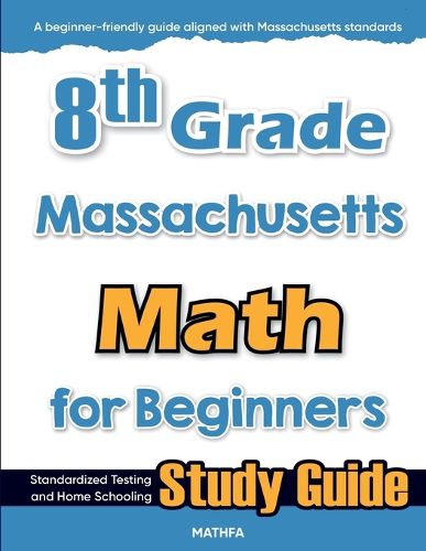 Cover image for 8th Grade Massachusetts Math for Beginners