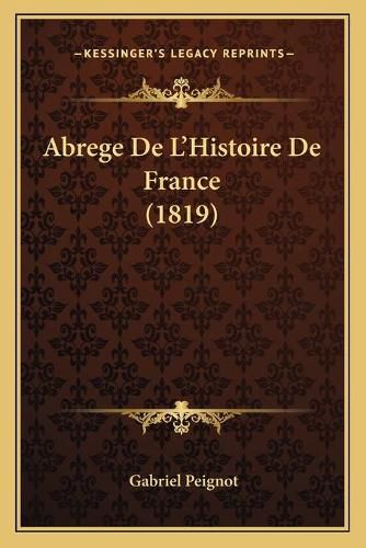 Abrege de L'Histoire de France (1819)