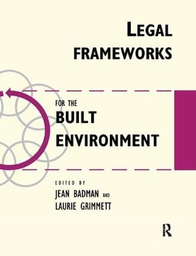 Cover image for Legal Frameworks for the Built Environment