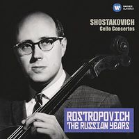 Cover image for Shostakovich Cello Concerto 1 & 2 The Russian Years