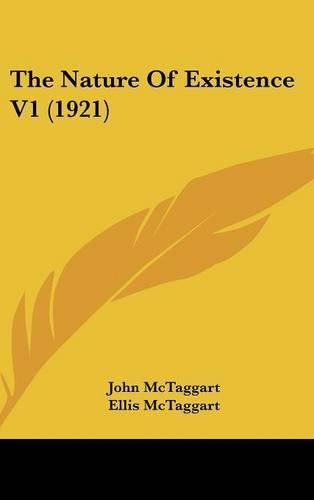 Cover image for The Nature of Existence V1 (1921)