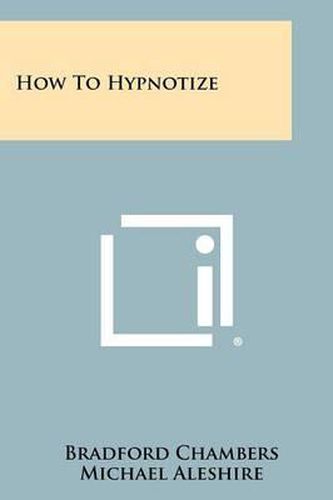 Cover image for How to Hypnotize