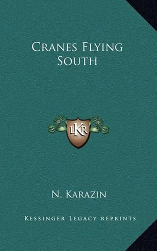 Cover image for Cranes Flying South