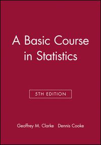 Cover image for A Basic Course in Statistics