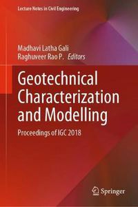 Cover image for Geotechnical Characterization and Modelling: Proceedings of IGC 2018