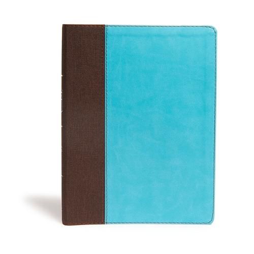 Cover image for CSB Life Essentials Study Bible, Brown/Sky LeatherTouch