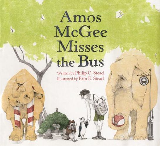 Cover image for Amos McGee Misses the Bus