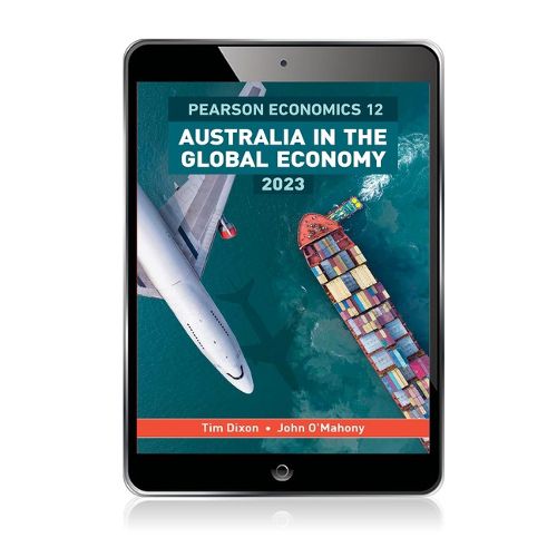 Cover image for Pearson Economics 12 Australia in the Global Economy Reader+ 2023