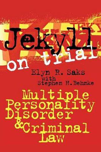 Cover image for Jekyll on Trial: Multiple Personality Disorder and Criminal Law