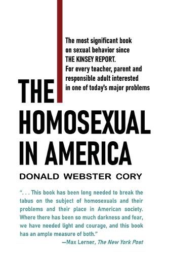 Cover image for The Homosexual in America