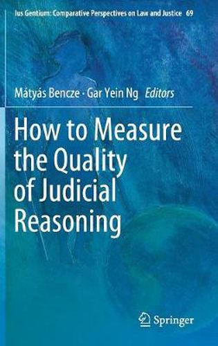 Cover image for How to Measure the Quality of Judicial Reasoning
