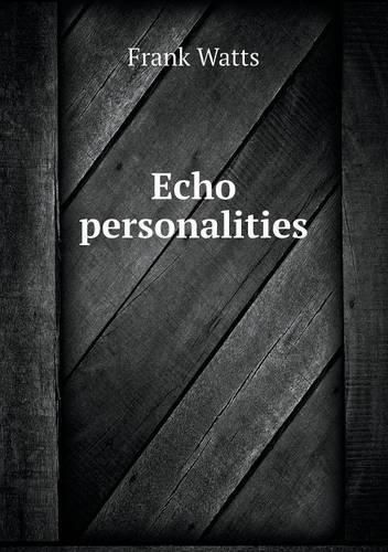 Cover image for Echo personalities