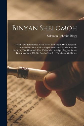 Cover image for Binyan Shelomoh
